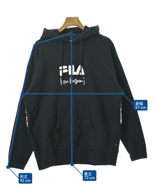 FILA（フィラ）パーカー 黒 サイズ:L メンズ/2200654938010