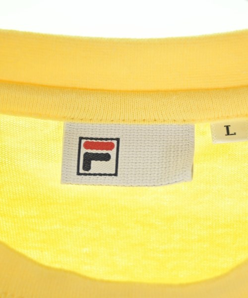 FILA（フィラ）Tシャツ・カットソー 黄 サイズ:L メンズ/2200705396301