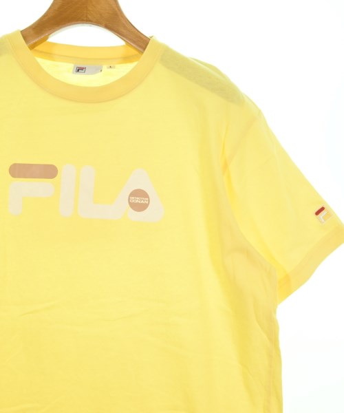 FILA（フィラ）Tシャツ・カットソー 黄 サイズ:L メンズ/2200705396301