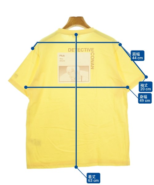 FILA（フィラ）Tシャツ・カットソー 黄 サイズ:L メンズ/2200705396301