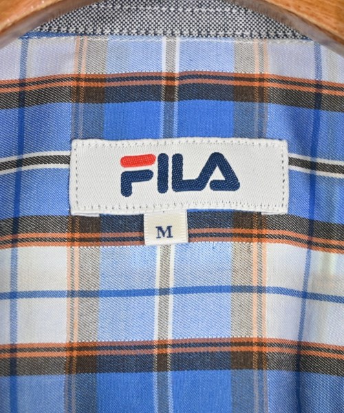 FILA（フィラ）カジュアルシャツ 青 サイズ:M メンズ/2200671611057