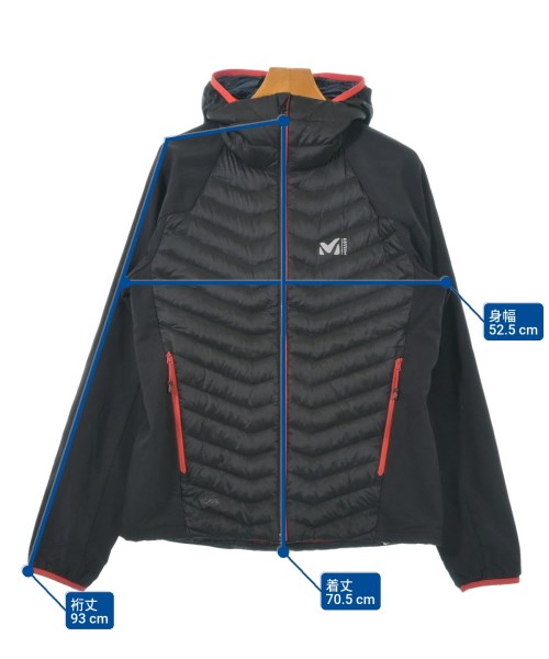 MILLET（ミレー）ダウンジャケット/ダウンベスト 黒 サイズ:L メンズ/2200619238018