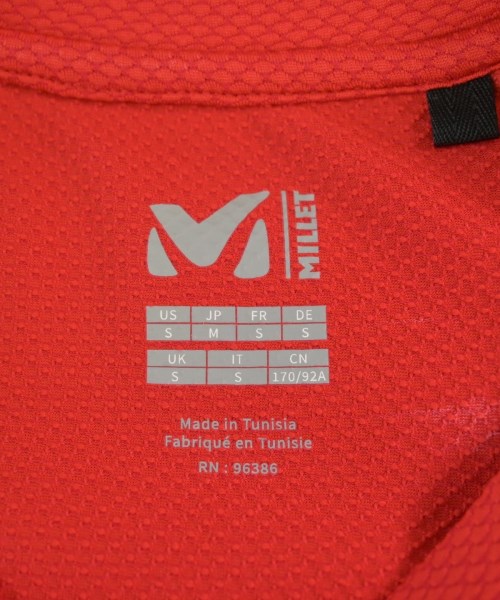 MILLET（ミレー）Tシャツ・カットソー 赤 サイズ:M メンズ/2200654450109