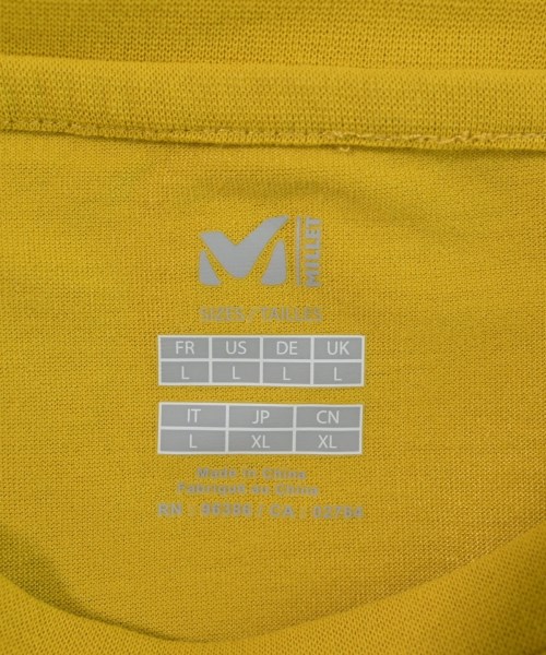 MILLET（ミレー）Tシャツ・カットソー 黄 サイズ:XL メンズ/2200698318281