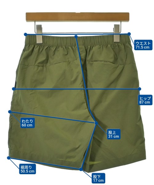 MILLET（ミレー）ショートパンツ カーキ サイズ:L メンズ/2200660126074