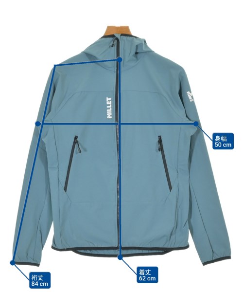 MILLET（ミレー）マウンテンパーカー 青 サイズ:XL レディース/2200653442174