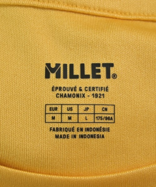 MILLET（ミレー）Tシャツ・カットソー 黄 サイズ:L メンズ/2200653444222
