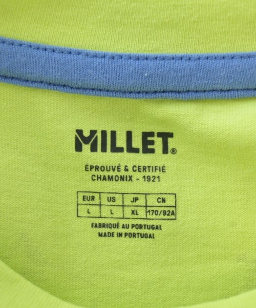 MILLET（ミレー）Tシャツ・カットソー 黄 サイズ:L メンズ/2200684814339