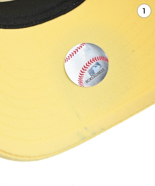 NEW ERA（ニューエラ）キャップ 黄 サイズ:- メンズ/2200639212098