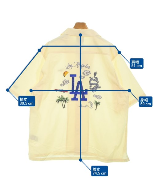 NEW ERA（ニューエラ）カジュアルシャツ 黄 サイズ:L メンズ/2200671863050