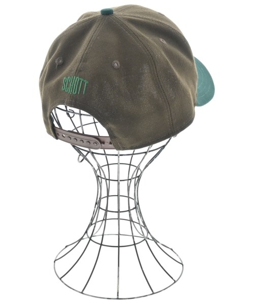 Schott（ショット）キャップ 茶 サイズ:- メンズ/2200652951202