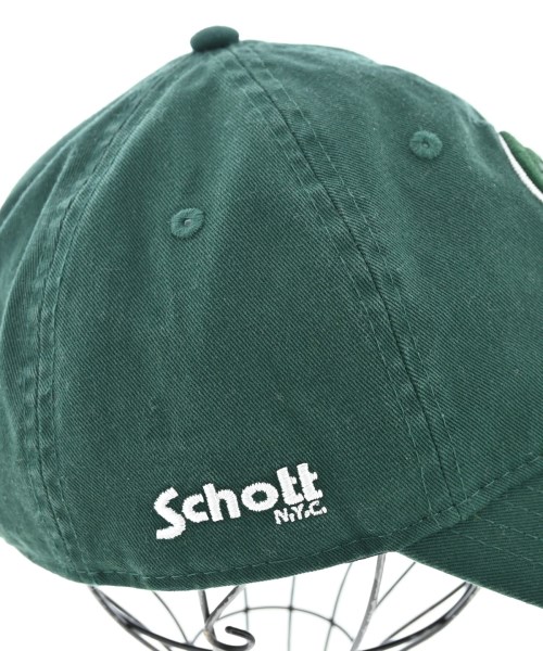 Schott（ショット）キャップ 緑 サイズ:- メンズ/2200722388303