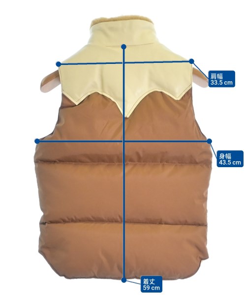 Rocky Mountain Featherbed（ロッキーマウンテンフェザーベッド）ダウンジャケット/ダウンベスト 茶 サイズ:7/8(S位) レディース/2200641088032