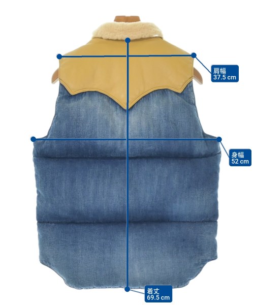 Rocky Mountain Featherbed（ロッキーマウンテンフェザーベッド）ダウンジャケット/ダウンベスト 紺 サイズ:38(L位) メンズ/2200643474147