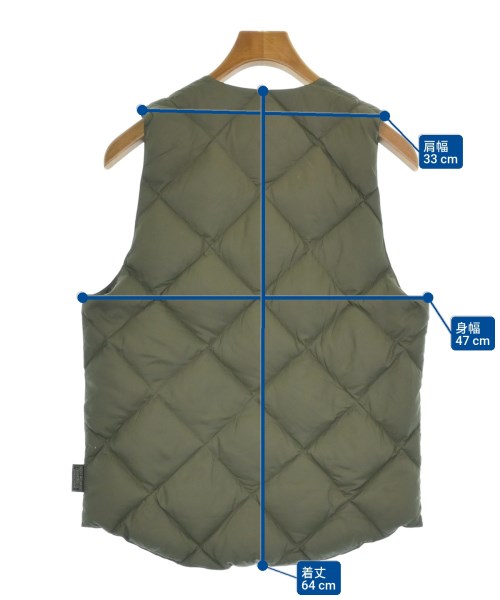 Rocky Mountain Featherbed（ロッキーマウンテンフェザーベッド）ダウンジャケット/ダウンベスト カーキ サイズ:36(M位) メンズ/2200627864032