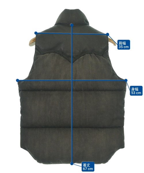 Rocky Mountain Featherbed（ロッキーマウンテンフェザーベッド）ダウンジャケット/ダウンベスト グレー サイズ:38(L位) メンズ/2200632544011