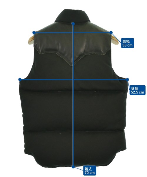 Rocky Mountain Featherbed（ロッキーマウンテンフェザーベッド）ダウンジャケット/ダウンベスト 黒 サイズ:36(M位) メンズ/2200643441026