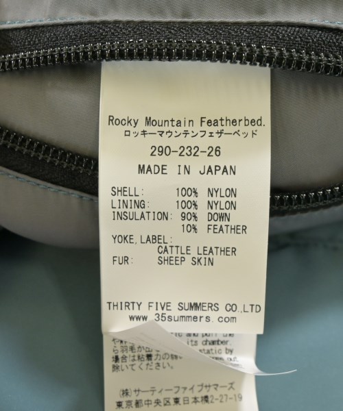 Rocky Mountain Featherbed（ロッキーマウンテンフェザーベッド）ダウンジャケット/ダウンベスト 青 サイズ:42(XXL位) メンズ/2200721304021