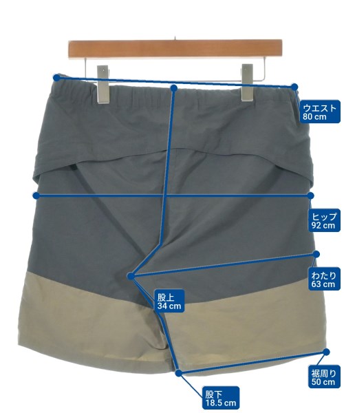 MOUNTAIN EQUIPMENT（マウンテンエキップメント）ショートパンツ グレー サイズ:L レディース/2200712927048