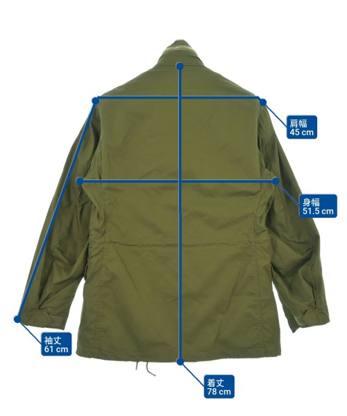 CORONA（コロナ）ミリタリーブルゾン カーキ サイズ:S メンズ/2200628439024