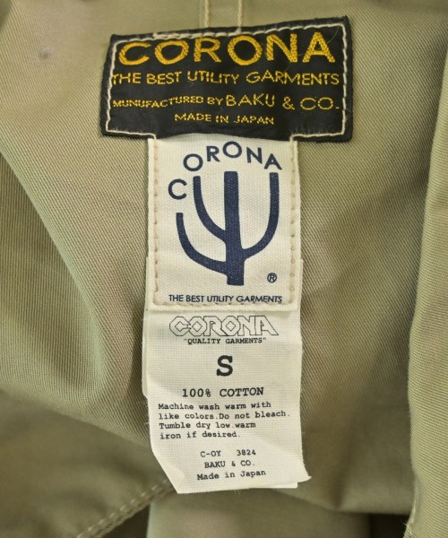 CORONA（コロナ）ステンカラーコート ベージュ サイズ:S メンズ/2200663334018