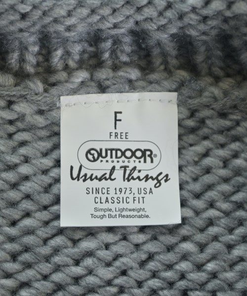 OUTDOOR products（アウトドアプロダクツ）ニット・セーター グレー サイズ:F レディース/2200623636084
