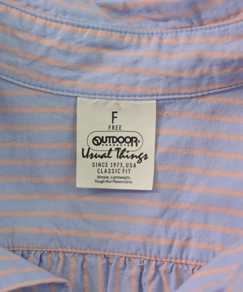 OUTDOOR products（アウトドアプロダクツ）カジュアルシャツ 青 サイズ:F レディース/2200637109116