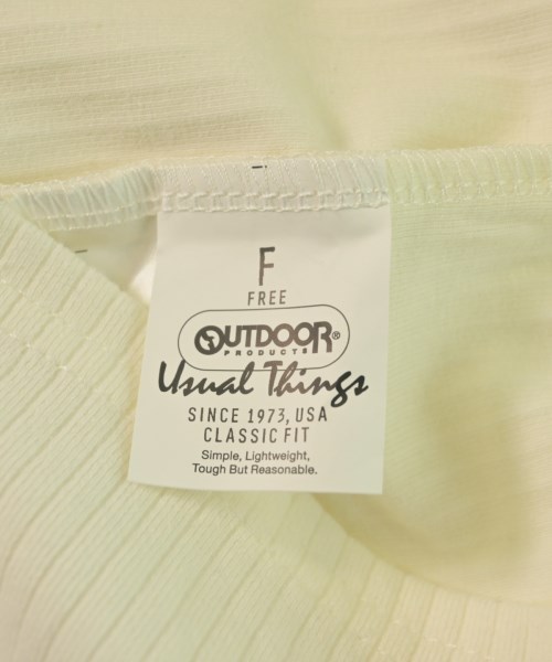 OUTDOOR products（アウトドアプロダクツ）タンクトップ 白 サイズ:F レディース/2200613886093