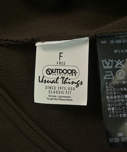 OUTDOOR products（アウトドアプロダクツ）ワンピース 茶 サイズ:F レディース/2200624002031