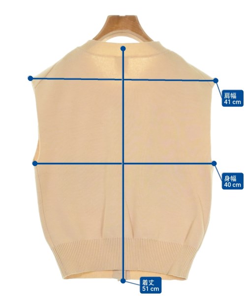 OUTDOOR products（アウトドアプロダクツ）ベスト ベージュ サイズ:F レディース/2200631990048