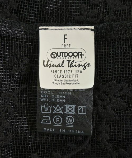 OUTDOOR products（アウトドアプロダクツ）ワンピース 黒 サイズ:F レディース/2200605188150