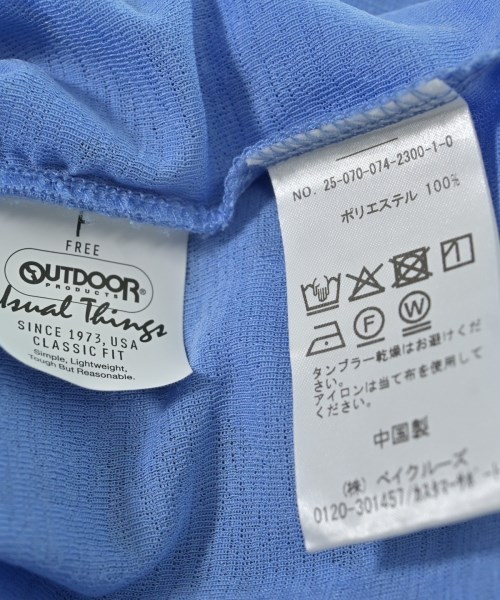 OUTDOOR products（アウトドアプロダクツ）Tシャツ・カットソー 青 サイズ:F レディース/2200675157155