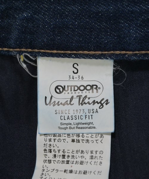 OUTDOOR products（アウトドアプロダクツ）デニムパンツ 青 サイズ:S レディース/2200690065046