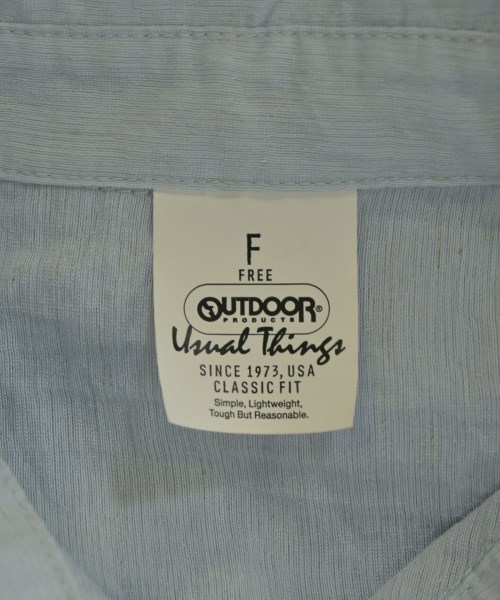 OUTDOOR products（アウトドアプロダクツ）カジュアルシャツ 青 サイズ:F レディース/2200706050059