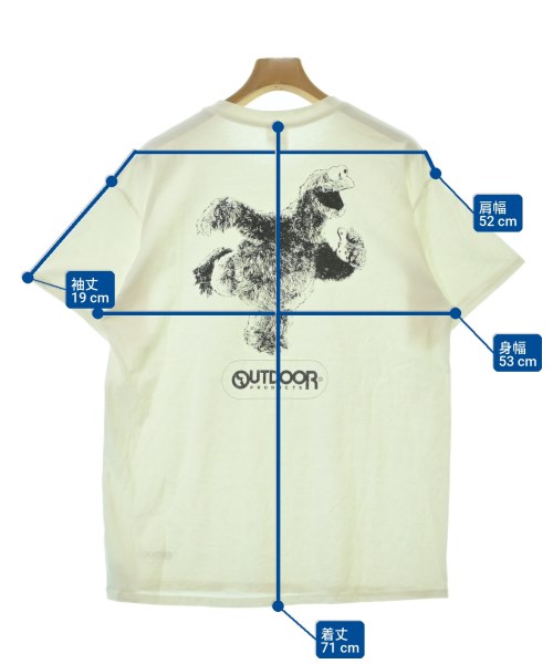 OUTDOOR products（アウトドアプロダクツ）Tシャツ・カットソー 白 サイズ:F レディース/2200719767036