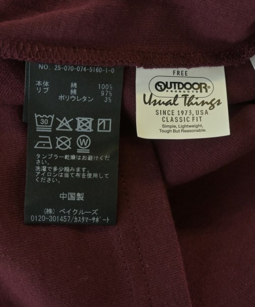 OUTDOOR products（アウトドアプロダクツ）ノースリーブ 赤 サイズ:F レディース/2200717873272