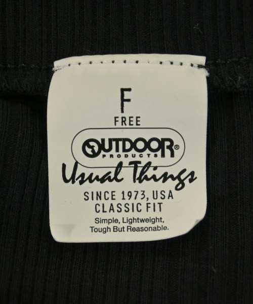 OUTDOOR products（アウトドアプロダクツ）ワンピース 黒 サイズ:F レディース/2200723935032