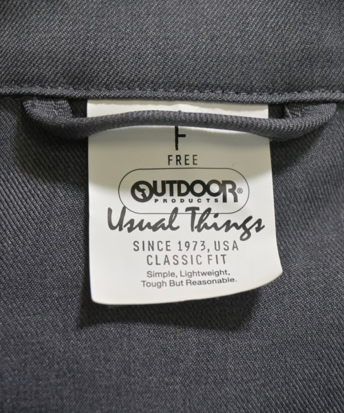 OUTDOOR products（アウトドアプロダクツ）オールインワン/サロペット グレー サイズ:F レディース/2200721289083