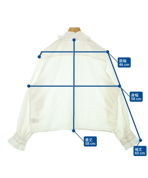 OUTDOOR products（アウトドアプロダクツ）ブラウス 白 サイズ:F レディース/2200678531051