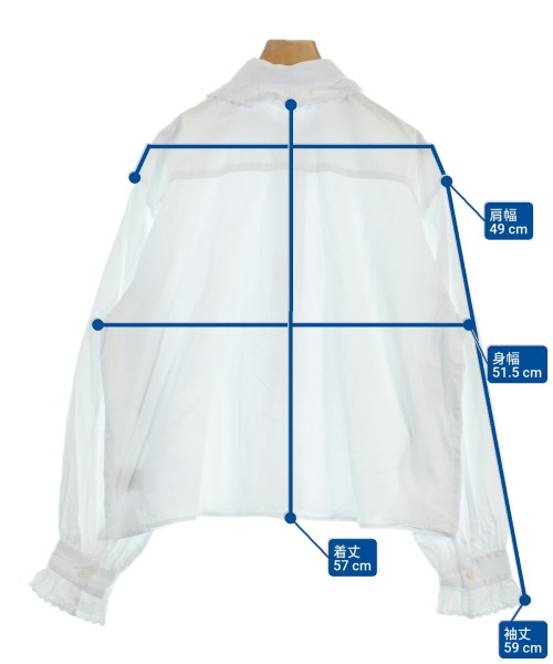 OUTDOOR products（アウトドアプロダクツ）ブラウス 白 サイズ:F レディース/2200680287069