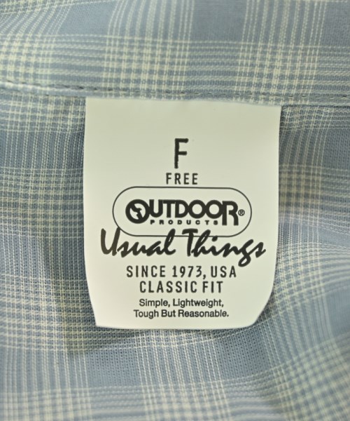 OUTDOOR products（アウトドアプロダクツ）カジュアルシャツ 青 サイズ:F レディース/2200673646262