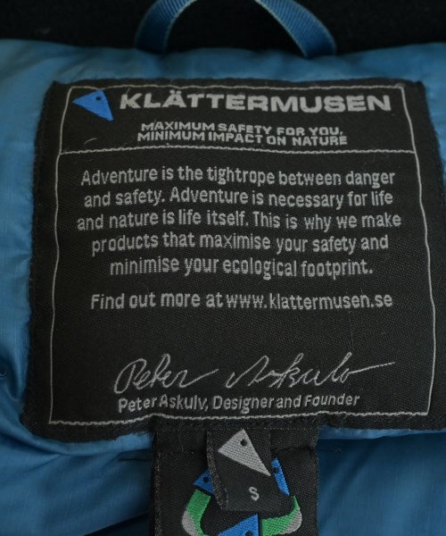 KLATTERMUSEN（クレッタルムーセン）ダウンジャケット/ダウンベスト 青 サイズ:S メンズ/2200620014052