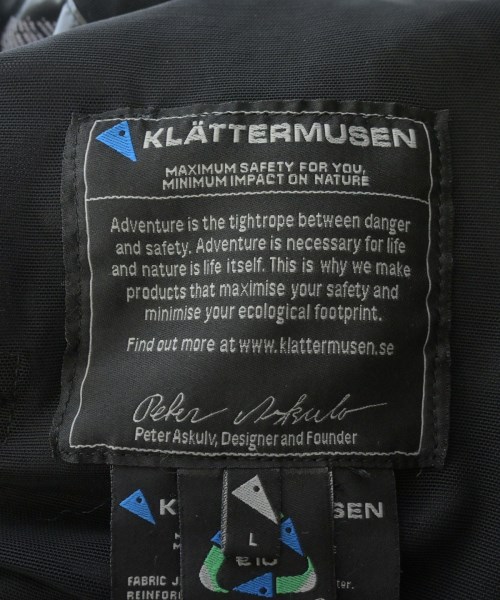 KLATTERMUSEN（クレッタルムーセン）マウンテンパーカー 黒 サイズ:L メンズ/2200663585014