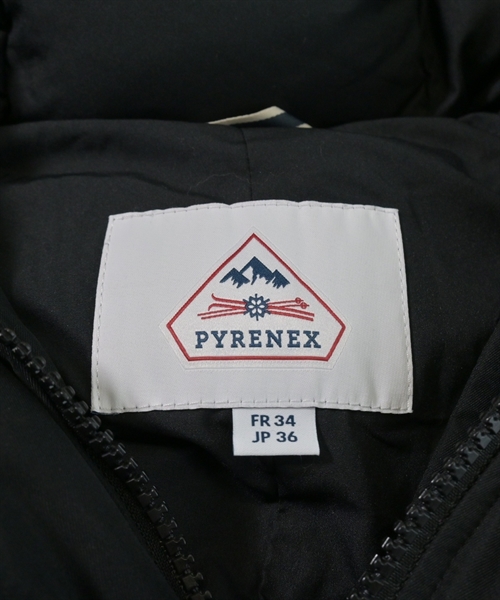 PYRENEX（ピレネックス）ダウンジャケット/ダウンベスト 黒 サイズ:36(M位) レディース/2200637438018