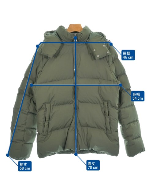 PYRENEX（ピレネックス）ダウンジャケット/ダウンベスト カーキ サイズ:M メンズ/2200640712013