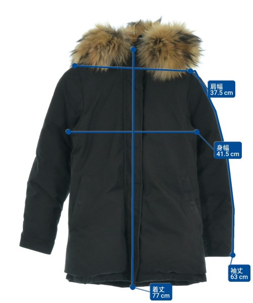 PYRENEX（ピレネックス）ダウンジャケット/ダウンベスト 黒 サイズ:36(S位) レディース/2200630959015