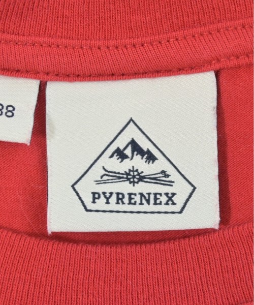 PYRENEX（ピレネックス）Tシャツ・カットソー 赤 サイズ:38(M位) レディース/2200614213034