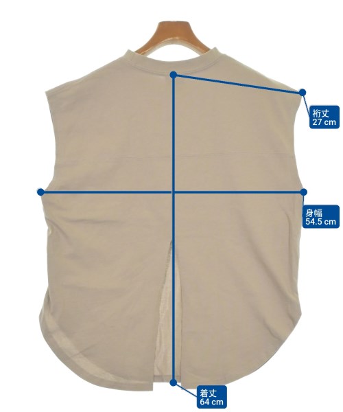 Good Wear（グッドウェア）ノースリーブ ベージュ サイズ:F レディース/2200633985127