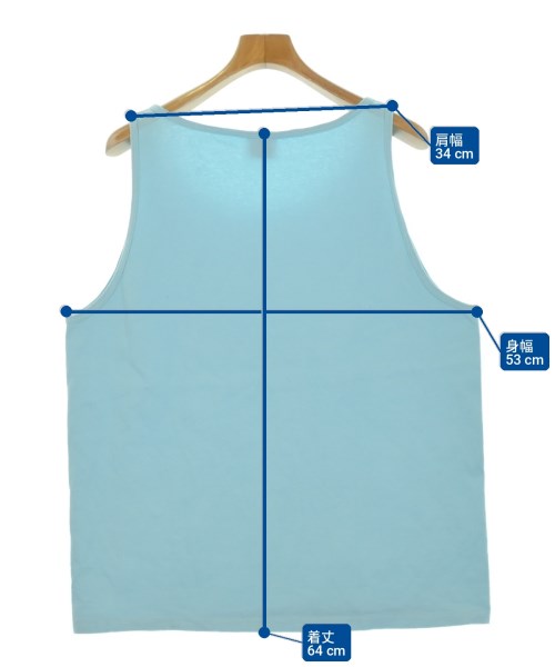 Good Wear（グッドウェア）タンクトップ 青 サイズ:L レディース/2200717371044