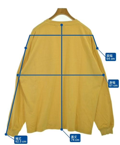 Good Wear（グッドウェア）Tシャツ・カットソー 黄 サイズ:L メンズ/2200722994054